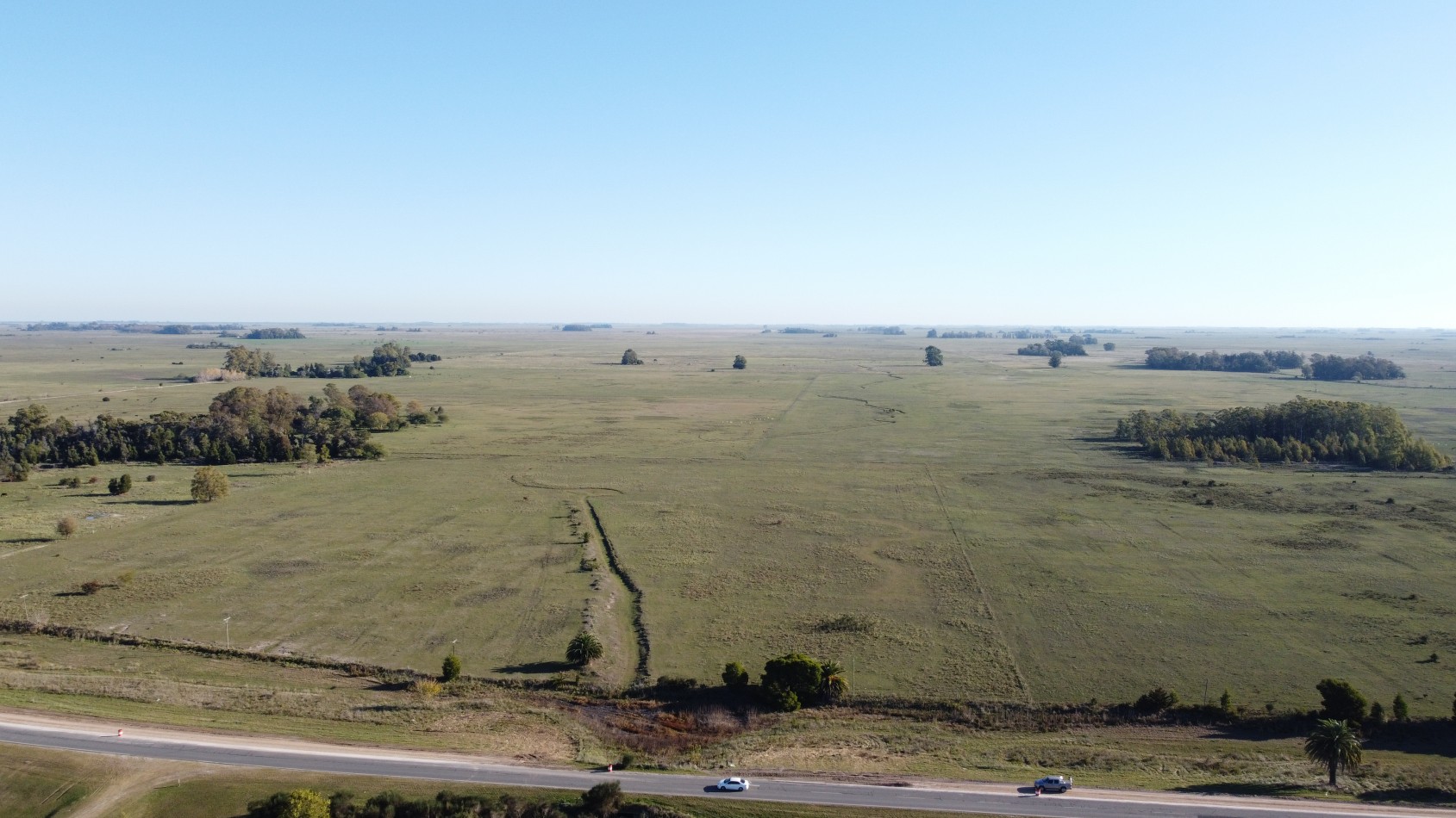 CAMPO - VENTA - FRENTE RUTA - 36 Has (2 Fracciones) En Veronica C-171