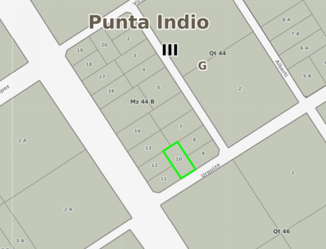 VENTA LOTE PUNTA INDIO T-802