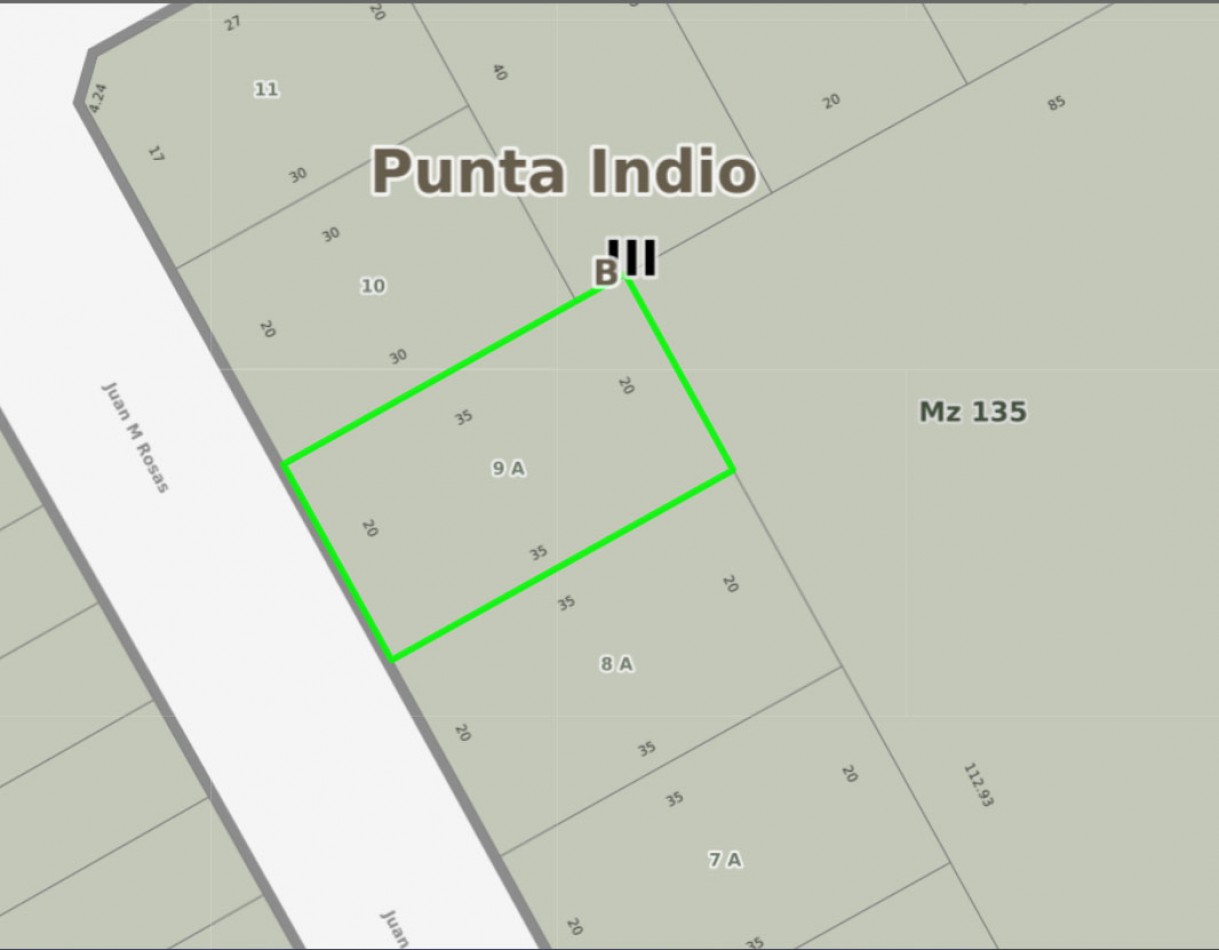 VENTA LOTE 700M² OPORTUNIDAD - VERONICA - T-815