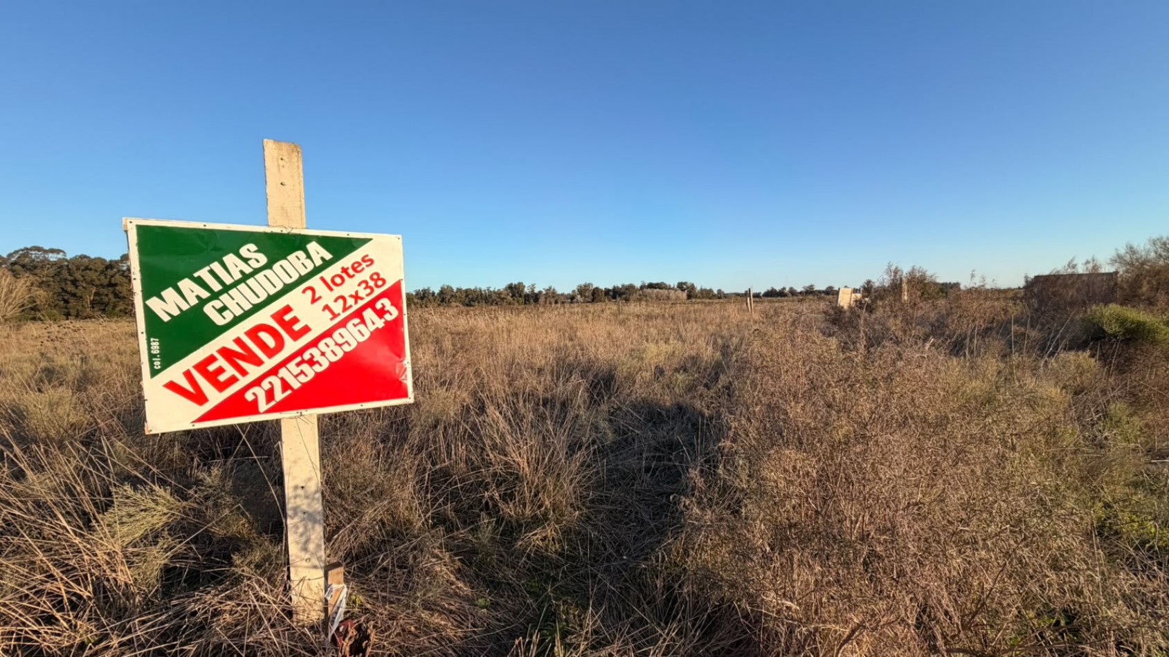OPORTUNIDAD VENTA 2 LOTES -VERONICA T-758